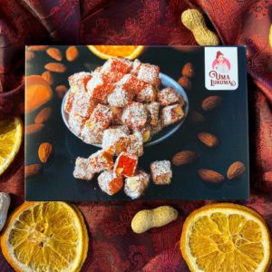 Лукум Восток Традиция (апельсиновый с миндалем) 180гр